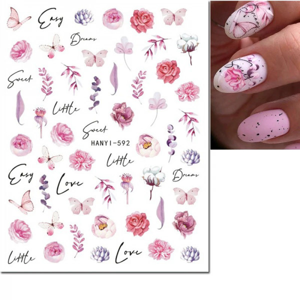 Nail Sticker Frühling
