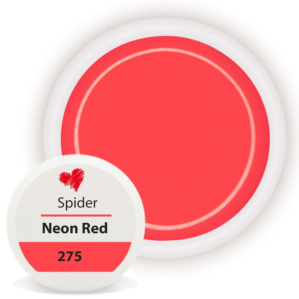 Spider Gel Neon Red für Sommer Nägel
