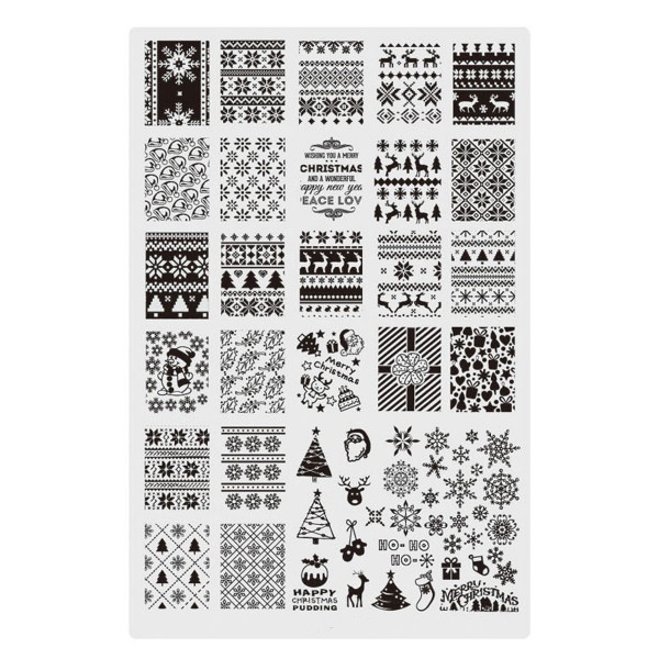 Stamping Schablone Xmas 13