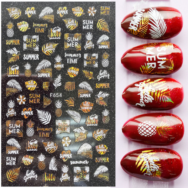Nail Sticker Summer Nailart 