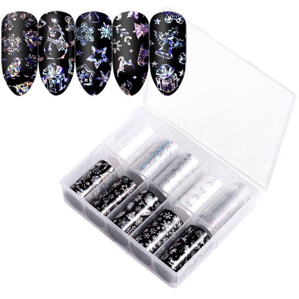 Transferfolien Box Weihnachten Nailart