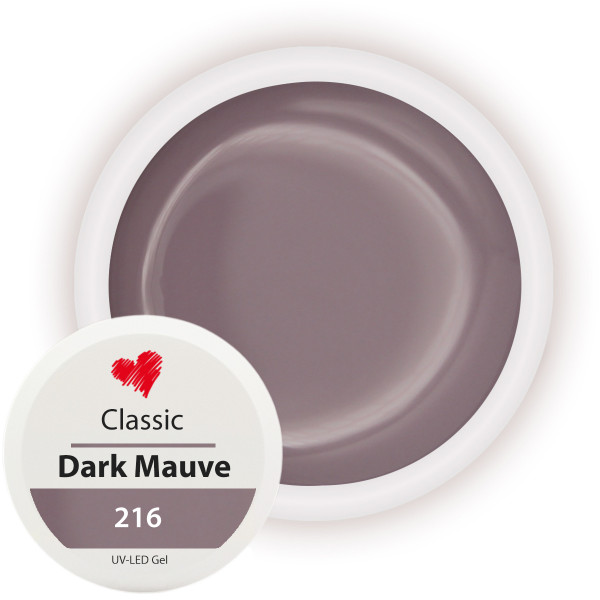 Dark mauve Farbgel Classic Nagelmodellage