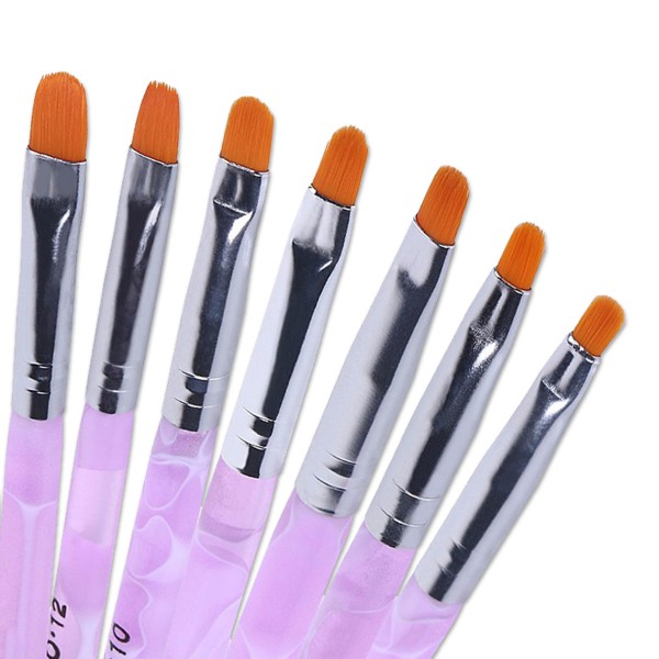 7 teiliges Gel Pinsel Set 2