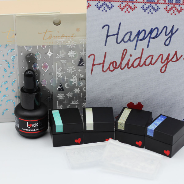 Lovenails Winter Box nailart gele