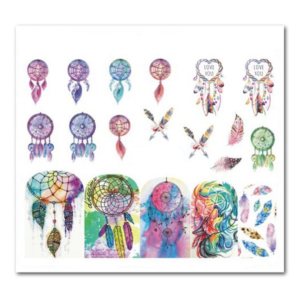Nailart Tattoo Traumfänger 14