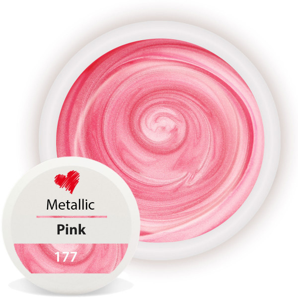 Metallic Farbgel 177 Pink 5ml