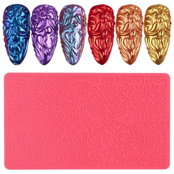 Schnörkel 3D Stamping Matte für Plastilin