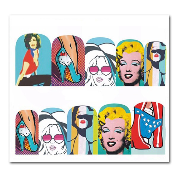 Nailart Tattoo Pop Art 5