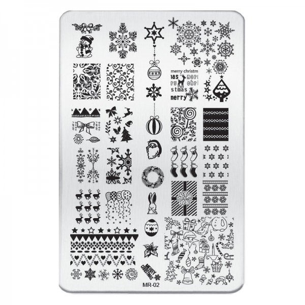 Stamping Schablone Xmas 1