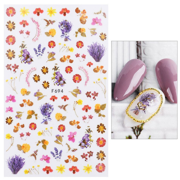 Frühling Nail Sticker für Nageldesign