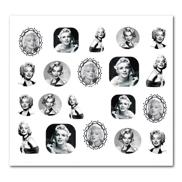 Nailart Tattoo Marilyn Monroe 21