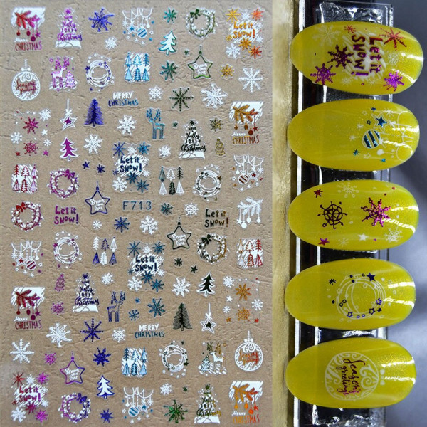 Xmas Nail Sticker für Weihnachten
