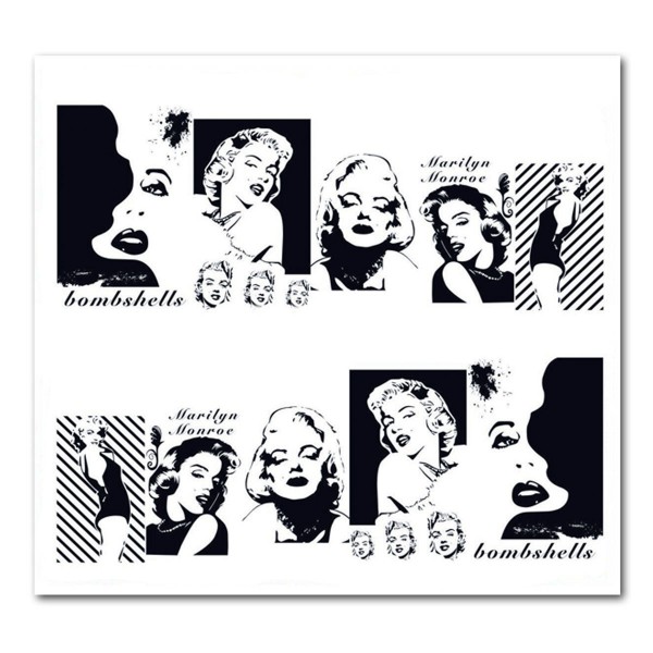 Nailart Tattoo Marilyn Monroe 20