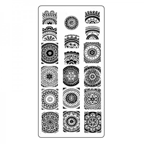 Stamping Schablone Mandala
