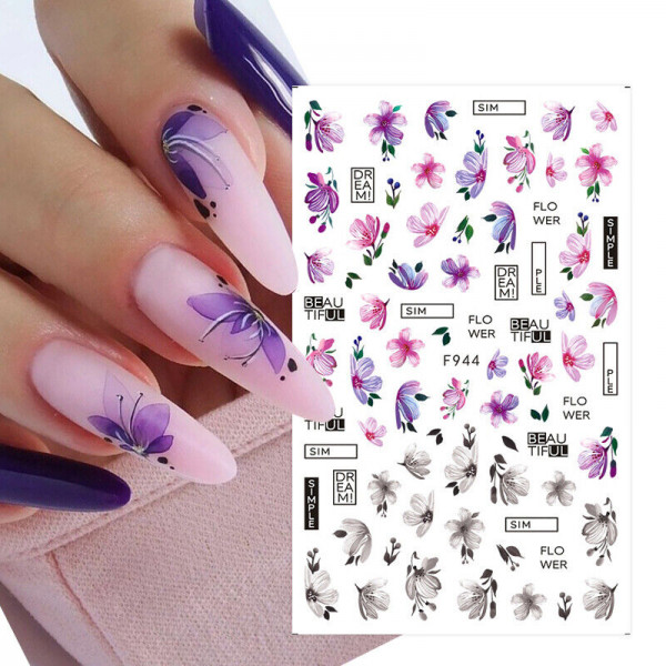 Blume Nail Sticker für Nageldesign