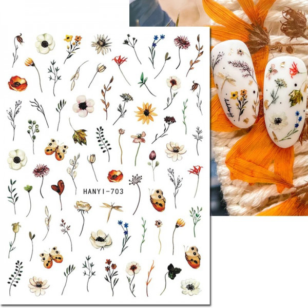 Nail Sticker Frühling 15