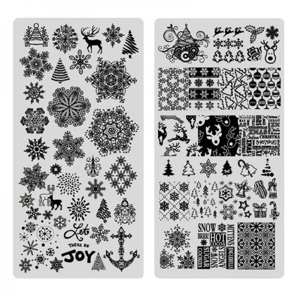 Stamping Schablone Xmas Set