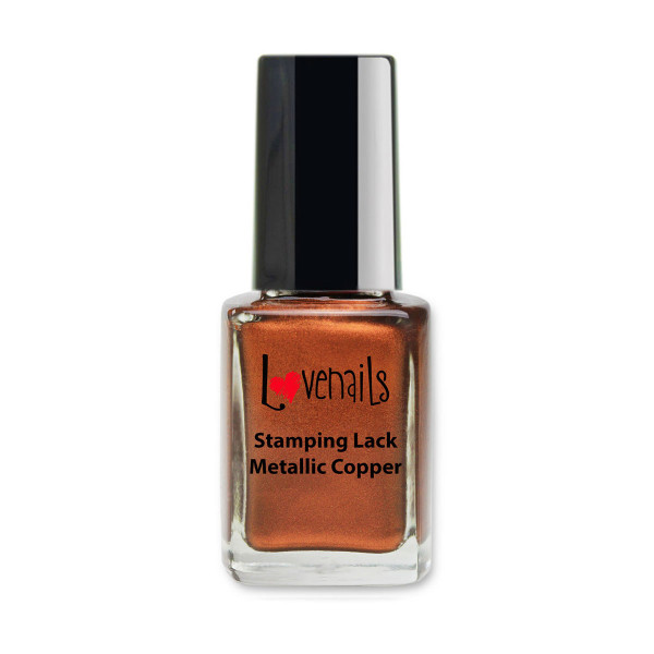 Lovenails Stamping Lack Kupfer metallic