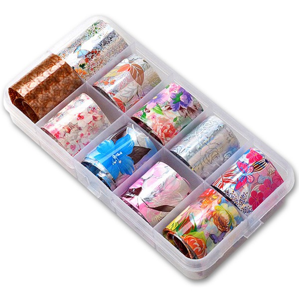 Transferfolien Box Blumen für Folientechnik