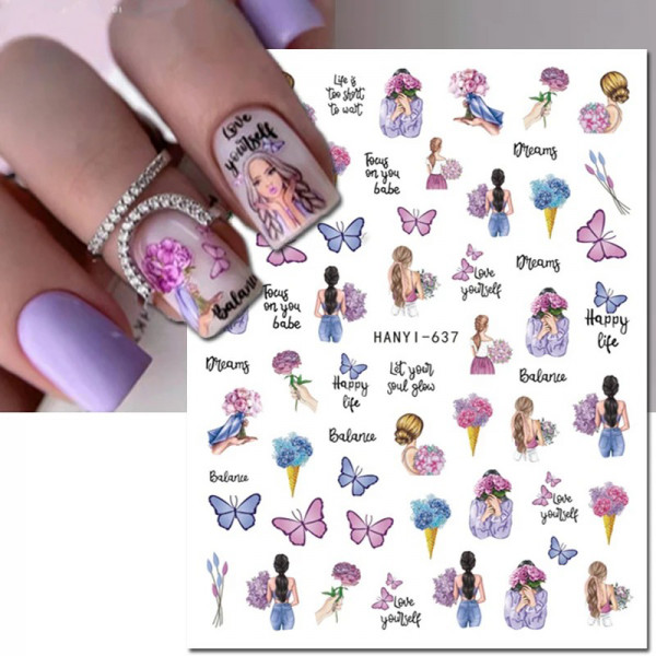 Nail Sticker Frühling 8