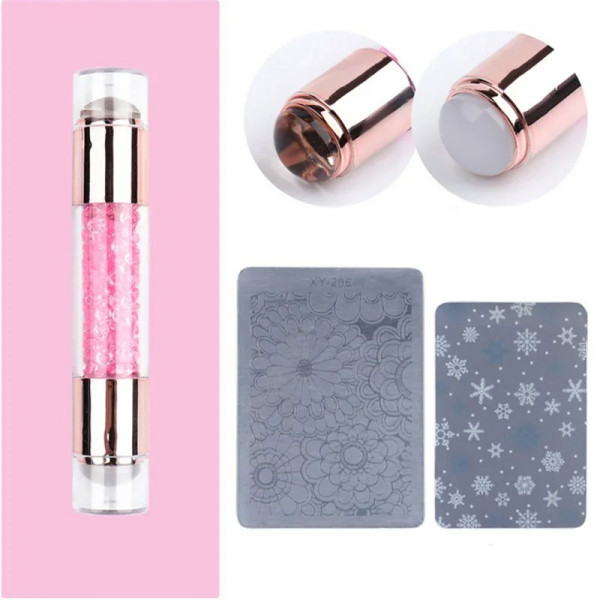 doppel stamper nailart stempel 