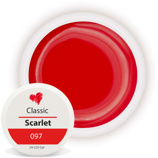 Classic Farbgel Scarlet Rot Nailart