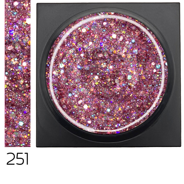 Glam Glitter Farbgel Holo Ballet