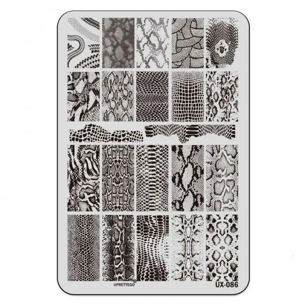 XXL Stamping Schablone Snake
