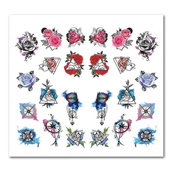 Mandala Nailart Tattoo Wraps Slider