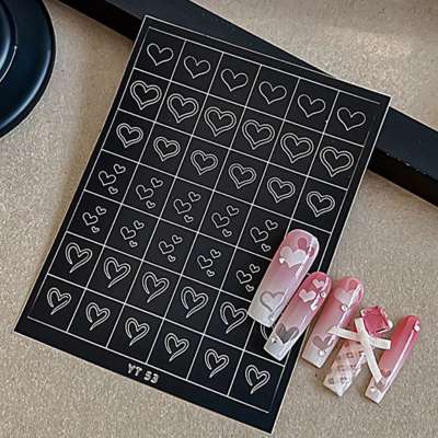 Fengda JFH11-205 Fingernagel-Schablone Für Airbrush Nail Art – Set Für Nageldesign