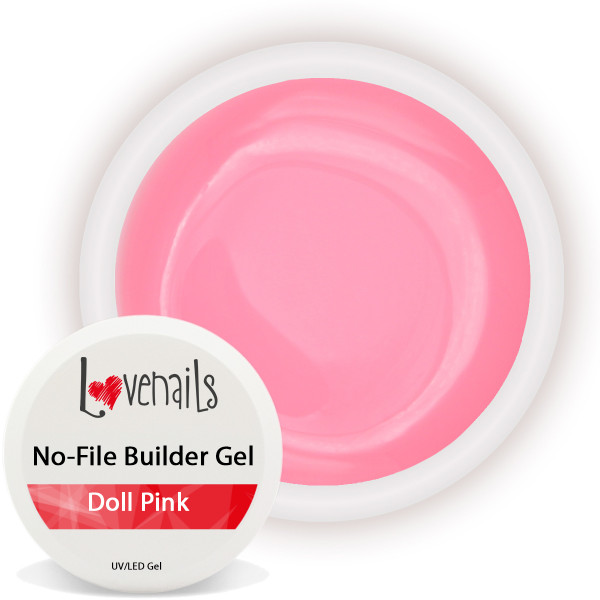 No-File Builder Gel Doll Pink