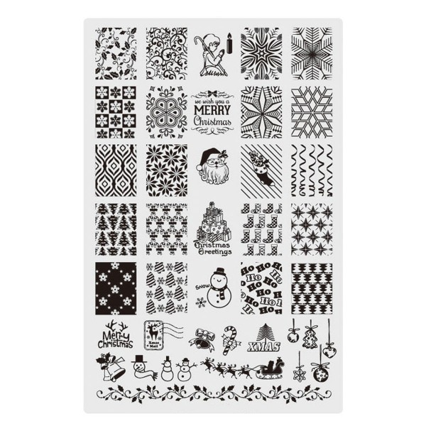 Stamping Schablone Xmas 12