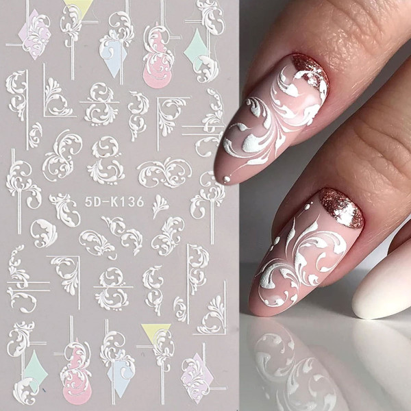 3D Nail Sticker Schnörkel nailart