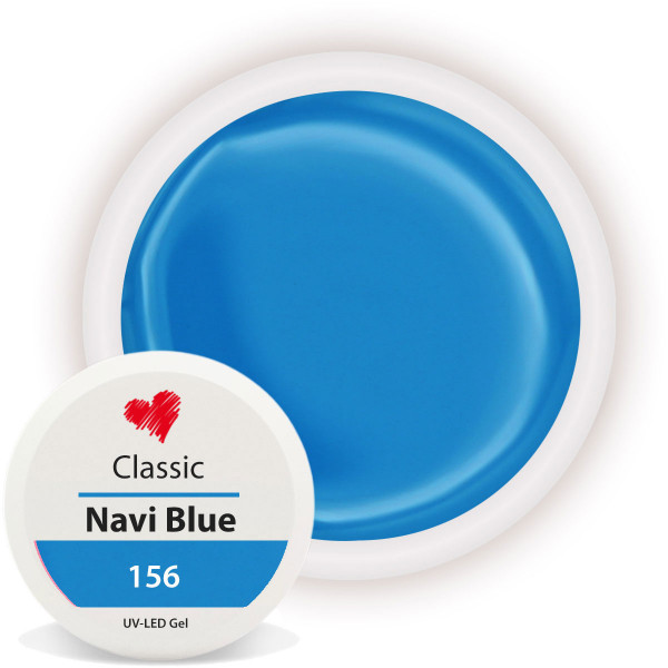 Classic Farbgel Navi Blue Blau Nailart