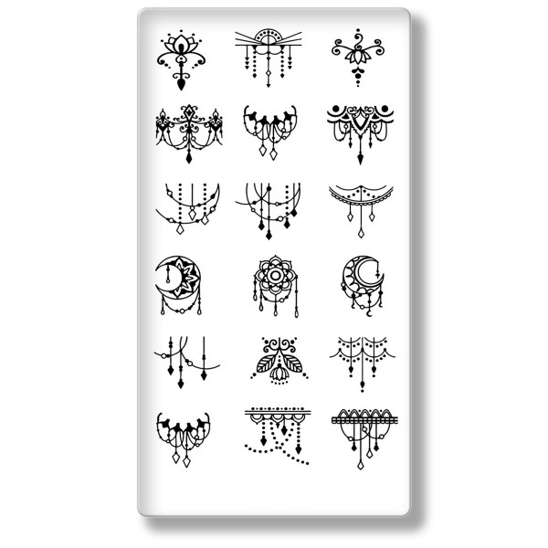 Stamping Schablone Mandala 6