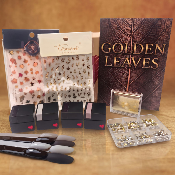 Golden Leaves Motto Box Lovenails für den herbst