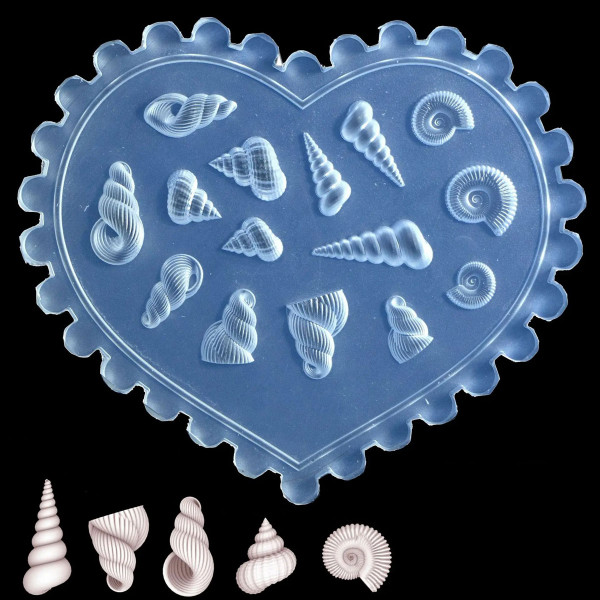 3D Silikon Form Schnecken nailart