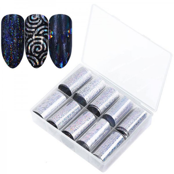 Transferfolien Box Holo Muster