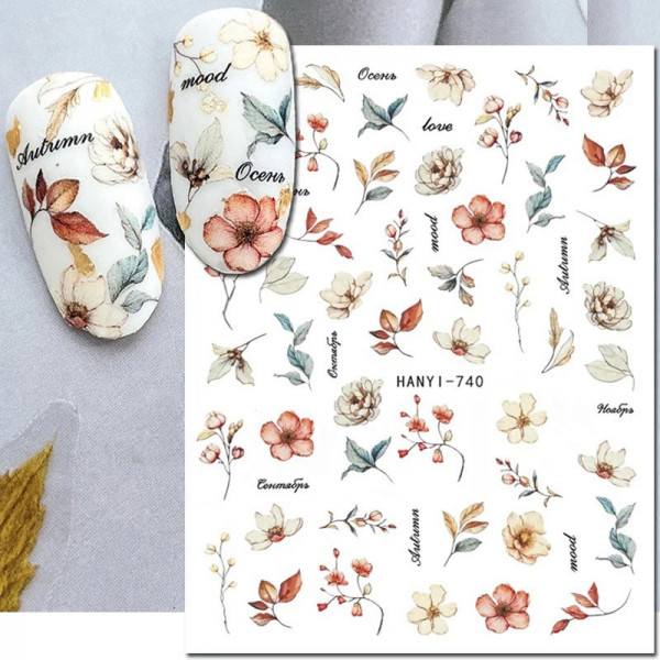 Nail Sticker Blumen 55