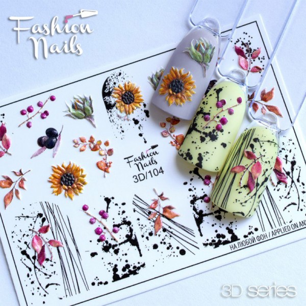 3D Slider 104 von Fashion Nail Spider Nailart