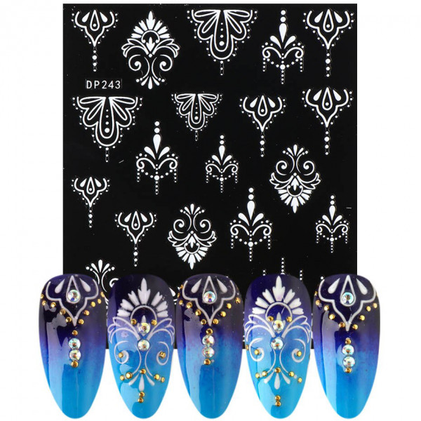 Nail Sticker Schnörkel Nailart für Fingernägel