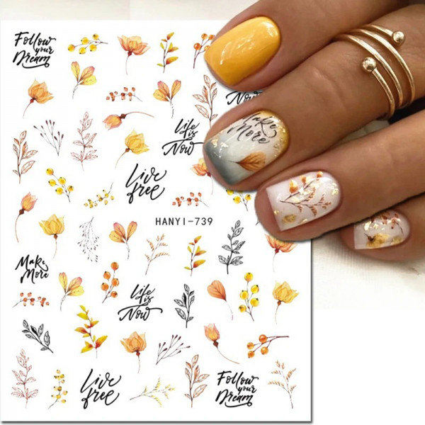 Nail Sticker Blumen 54
