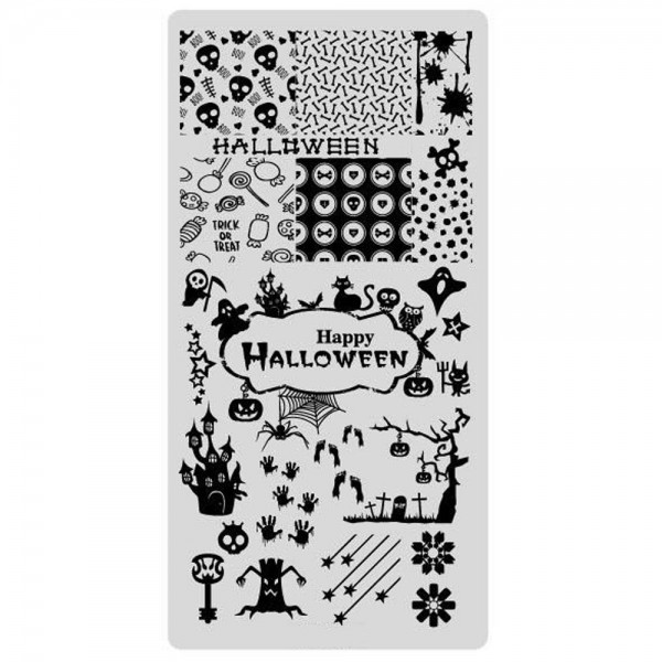 Stamping Schablone Halloween 6