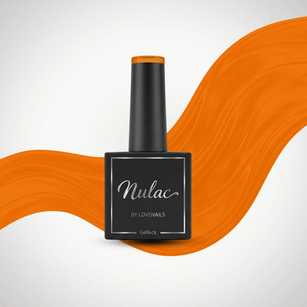 Lovenails Nulac UV Gellack Juicy Orange 10ml – Edle Flasche mit echtem Farbkopf