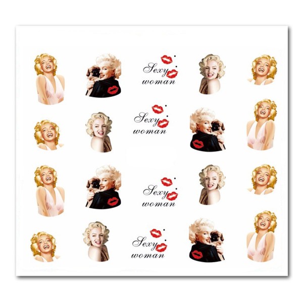 Nailart Tattoo Marilyn Monroe 19