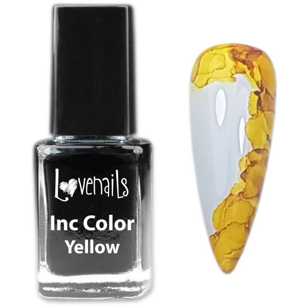Ink Nailart Color Yellow 12ml