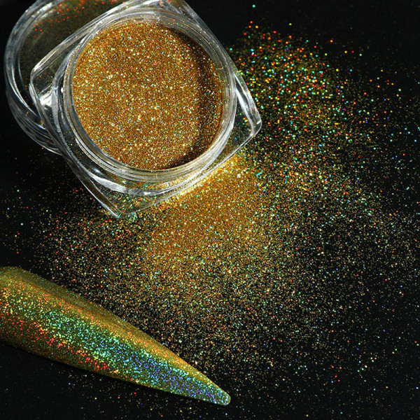 Holo glitter nailart glitzer puder