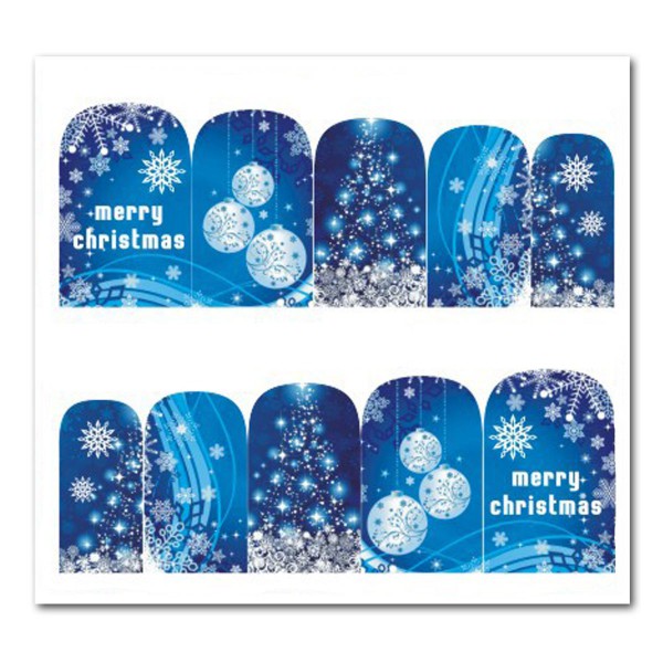 Weihnachten Nail Tattoo Slider Wrap Lovenails Shop