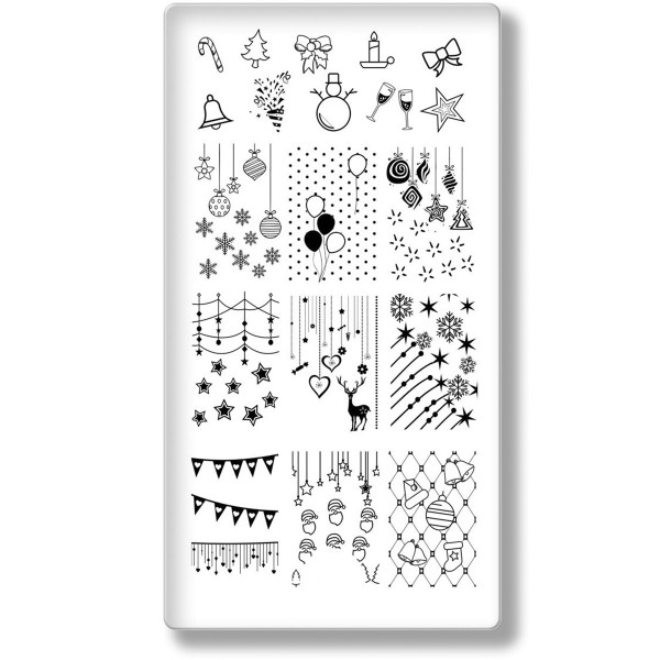 Stamping Schablone Xmas 24
