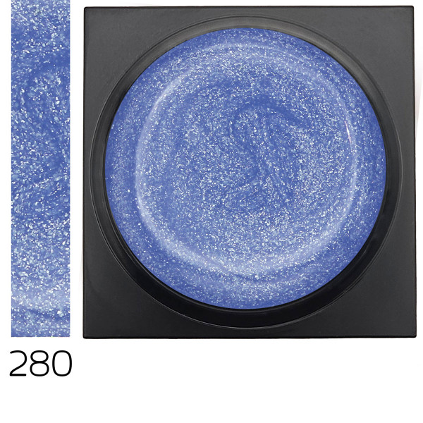 Glitter Farbgel Icy Blue für Winter Lovenails